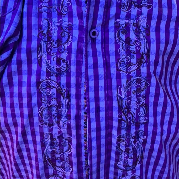 Robert Graham long sleeve button up dress shirt - Picture 3 of 4